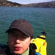 Kayaking in Akaroa,  New Zealand
